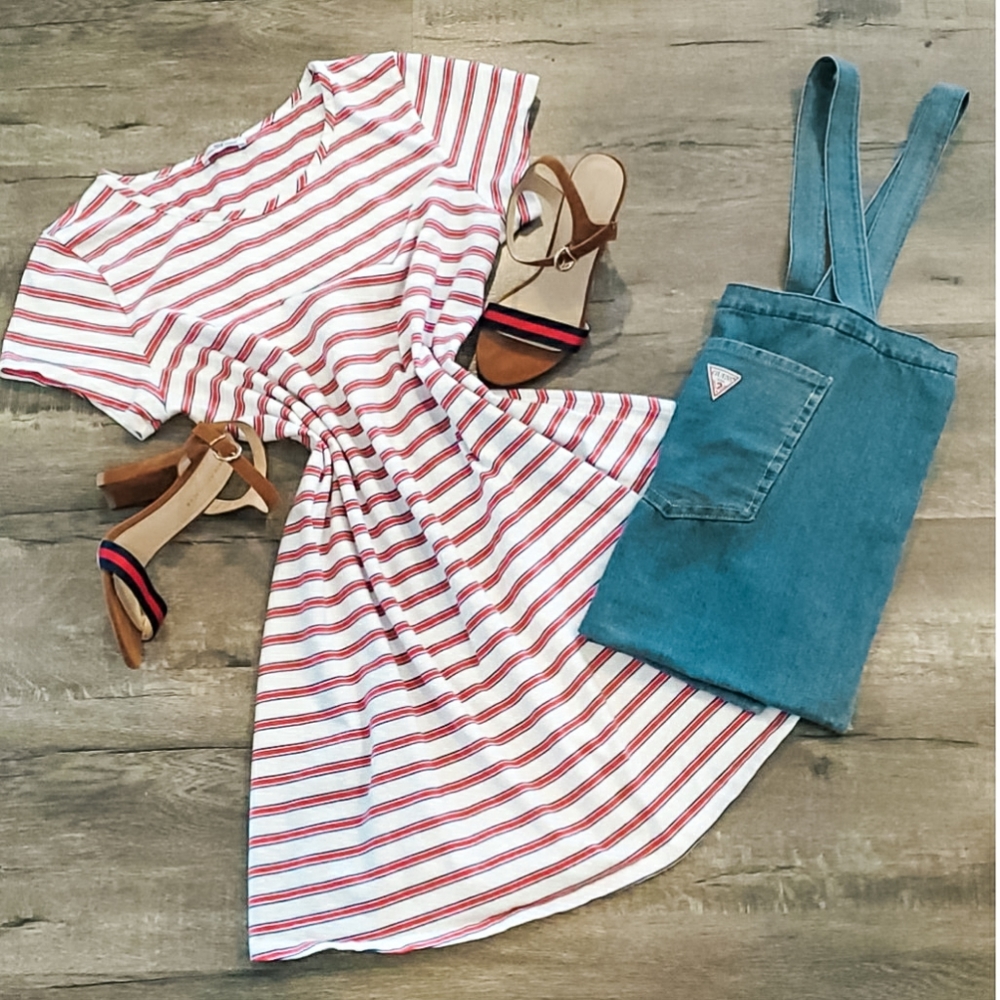 Vineyard Vines Short Sleeve Tee Shirt Mini Dress